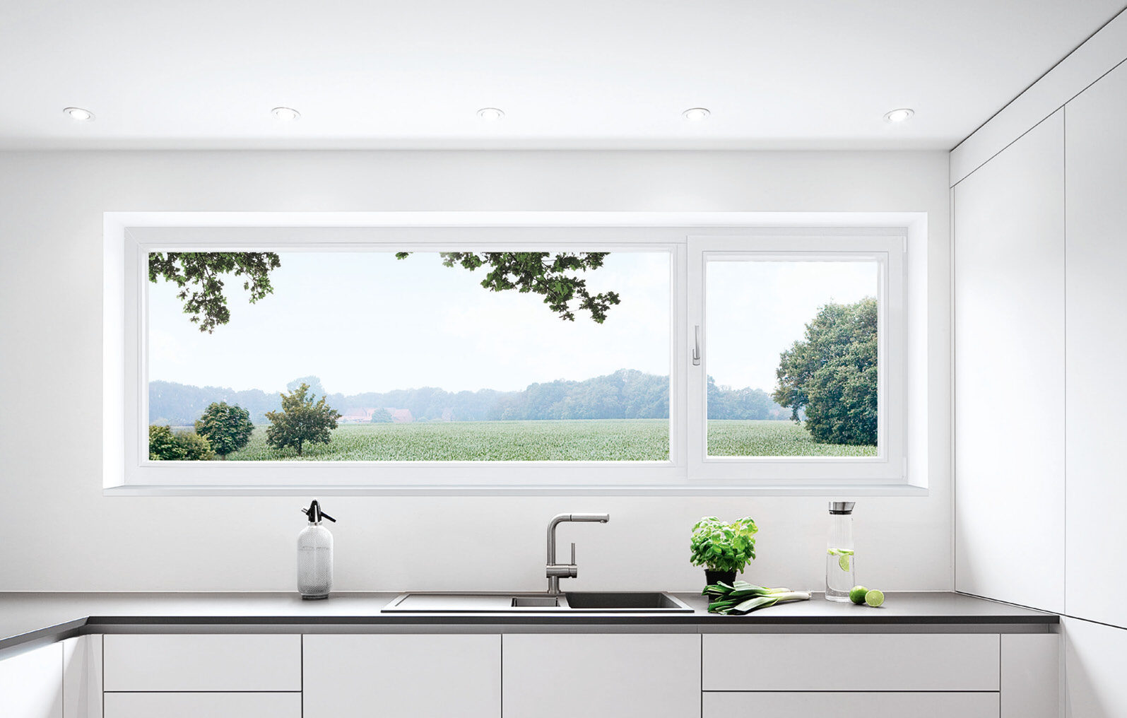 Mikrowentylacja w oknach - wietrzenie domu zimą